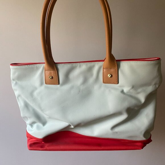 Tory Burch Perry Color Block Tote - Picture 3 of 8